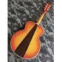 Custom 43 inch SJ200 series limited edition handmade glossy painted abalone inlaid acoustic guitar