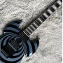 Quality 6 Strings Electric Guitar Zakk Wyld Bullseye Cream Blue V Guitars HH Pickups Rosewood Fingerboard Maple Neck