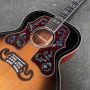 Custom Gibson style SJ200 Cocobolo Double Pickguard Acoustic Guitar