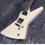 Custom ESP Style Explorer Electric Guitar with Rosewood Fingerboard with Cream White Color