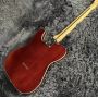 Custom Tele Electric Guitar, Maple Fingerboard, Mahogany Body, Red Color, 6 Strings, 22 Frets