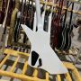 Custom ESP Snakebyte Electric Guitar, Mahogany Body, White Color, Snake Inlay, Rosewood Fingerboard, 6 Strings Guitar, Accept Guitar OEM