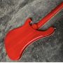 Custom Rickenbacker 4003 Bass Electric Guitar in Transparent Red Color