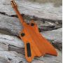 Custom BillyBo Jupiter Electric Guitar in Orange Color Cow Cactus Western Motiff Inlays