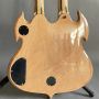 Custom Flamed Tiger Pattern Veneer Wydle Audio 12+6 Strings Double Neck Electric Guitar with Black Hardware