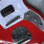 Customize 4 Strings Red Color Electric Guitar Bass