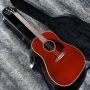 Red GB Style J-45 Acoustic Guitar Solid Spruce Top Rosewood Side and Back 20 Frets