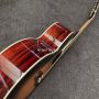 43 Inch AAAAA All Solid Jumbo Size GB Style Acoustic Guitar Custom Shop Collector’s Edition Folk Classic Folk Acoustic Guitar Grand SJ-200 Bob Dylan Cocobolo Back Side