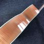 Custom 43 Inch Elvis Presley GB Style Jumbo Flamed Maple Back Side Acoustic Guitar in Natural 