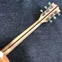 Custom 43 Inch Elvis Presley GB Style Jumbo Flamed Maple Back Side Acoustic Guitar in Natural 