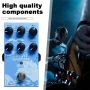 Custom Grand Guitar Effect Pedal Mini Universe Digital Reverb Pedal 9 Reverb Effects Room/Shimmer/Lofi/Spring Reverb Effect Pedals