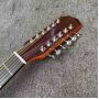 Custom 12 Strings Solid Spruce Top Acoustic Guitar in Natural Color