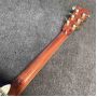 41 Inch D Type Sunburst Solid Spruce Acoustic Guitar Abalone Ebony Fingerboard