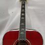 Custom Gibson SJ200 Style 43 Inch Cherryburst Solid Spruce Acoustic Guitar Abalone Maple and Koa Back