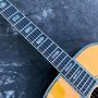 Custom All Solid Wood 41 Inch D45 Style Acoustic Guitar Abalone Inlay SOLID Rosewood Back Side