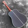 Custom All Solid Wood 41 Inch D45 Style Acoustic Guitar Abalone Inlay SOLID Rosewood Back Side
