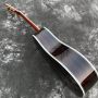 Custom All Solid Wood 41 Inch D45 Style Acoustic Guitar Abalone Inlay SOLID Rosewood Back Side