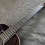 SOLID Back Side Folk Guitar Version 38 Inch OO Type Solid Spruce Top Acoustic Guitar Abalone Inlay Ebony Fingerboard