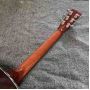 SOLID Back Side Folk Guitar Version 38 Inch OO Type Solid Spruce Top Acoustic Guitar Abalone Inlay Ebony Fingerboard