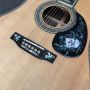 D-100AA All Solid Wood 41 Inch D Type Spruce Acoustic Guitar Abalone Inlay Rosewood Body