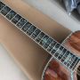 Custom MT Style Koa Acoustic Guitar 41 Inch D Type Body Abalone Flowers Inlays Ebony Fingerboard