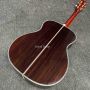 Custom Solid Spruce Top 40 Inch OM Acoustic Guitar Abalone Binding Upgrade Handmade EC Signature Clapton Acoustic Guitar OM28EC