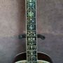 Custom Full Cedar Wood OOO45 Mold Abalone Inlaid with Black Fingerboard Parlor Classic Acoustic Guitar