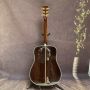Custom D-45 Acoustic Guitar Solid Spruce Top Handmade Deluxe Life Tree Inlay