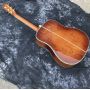 Custom 41 Inch Dreadnought D45F Flamed Maple Style Acoustic Guitar with Abalone Inlays