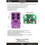 Custom Grand King Spark TS RED II Guitar Effect Pedal Overdrive, 2 Mode with True Bypass, RED II, High Quality, Accept Pedal OEM