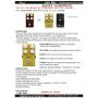 High quality Jan Ray Overdrive Guitar Effect Pedal Drive With True Bypass, Accept Pedal OEM