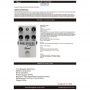 Custom Grand FAB SUISSE Overdrive High Quality Guitar Effect Pedal Overdrive With True Bypass, Accept Pedal OEM
