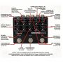 Custom Reverb Delay Workstation Guitar Effect Pedal, Multi Effects, 8 Models, High Quality, Accept Pedal OEM