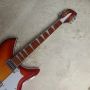Custom 6 Strings 330 360 381 Semi Hollow Body Cherry Sunburst Electric Guitar Flamed Top with Nitro Finishing