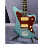 Custom Jazzmaster style electric guitar with metal Blue color hot sale guitar