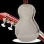 Custom Chrome Plated Brass Body Single Cone Biscuit Parlor Resonator guitar