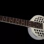 Custom Chrome Plated Brass Body Single Cone Biscuit Parlor Resonator guitar