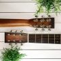 Custom Dreadnought All Solid Mahogany Slope Shoulder Acoustic Electric Guitar