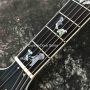 Custom 6 Strings Doves in Flight Viper Blue Acoustic Folk Acoustic Guitar 