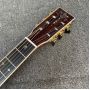 Solid Cedar Top OOO Body Ebony Fingerboard Classic Folk Acoustic Guitar with 43mm Nut Width Abalone Binding Slotted Headstock