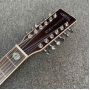 Custom 41 inch Dreadnought D 12 strings abalone binding folk classic acoustic guitar with customized inlay logo headstock