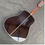 Custom 41 inch Dreadnought D 12 strings abalone binding folk classic acoustic guitar with customized inlay logo headstock