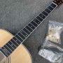 Custom 40 inch OM45 body DIY KIT Acoustic Guitar with Herringbone Binding no Painting