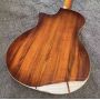 Custom SOLID KOA Top Taylor Style Acoustic Guitar with Glossing Body Matte Neck Ebony Bridge Open Tuner