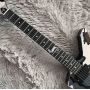 Custom ESP Snake Byte James Hetfield Signature Camo Electric Guitar with 9V Active Pickup, EMG Pickups, Black Hardware