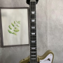 Custom GB Firebird Style Electric Guitar in Gold Color Solid HPL Fretboard HH Pickups Mahogany Body