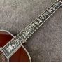 Custom D Body Life Tree Inlay Sunburst Acoustic Electric Guitar, Customized logo, Ebony Fingerboard, Martin style D45 acoustic guitar