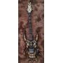 Custom Handcrafted Grand Special Body Cow Skull Electric Guitar with Colorful Painting and Hummbucker Pickups, OEM Professional Guitar