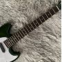 Custom Mustang Electric Guitar Metallic Green S-S Pickups Chrome Hardware