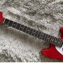 Custom Mustang Electric Guitar Red S-S Pickups Rosewood Fretboard 